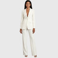 Jimena | Traje Elegante de Chaqueta Mujer Blazer Estructurado Pantalón Recto